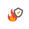 Device-integrated Fire Protection